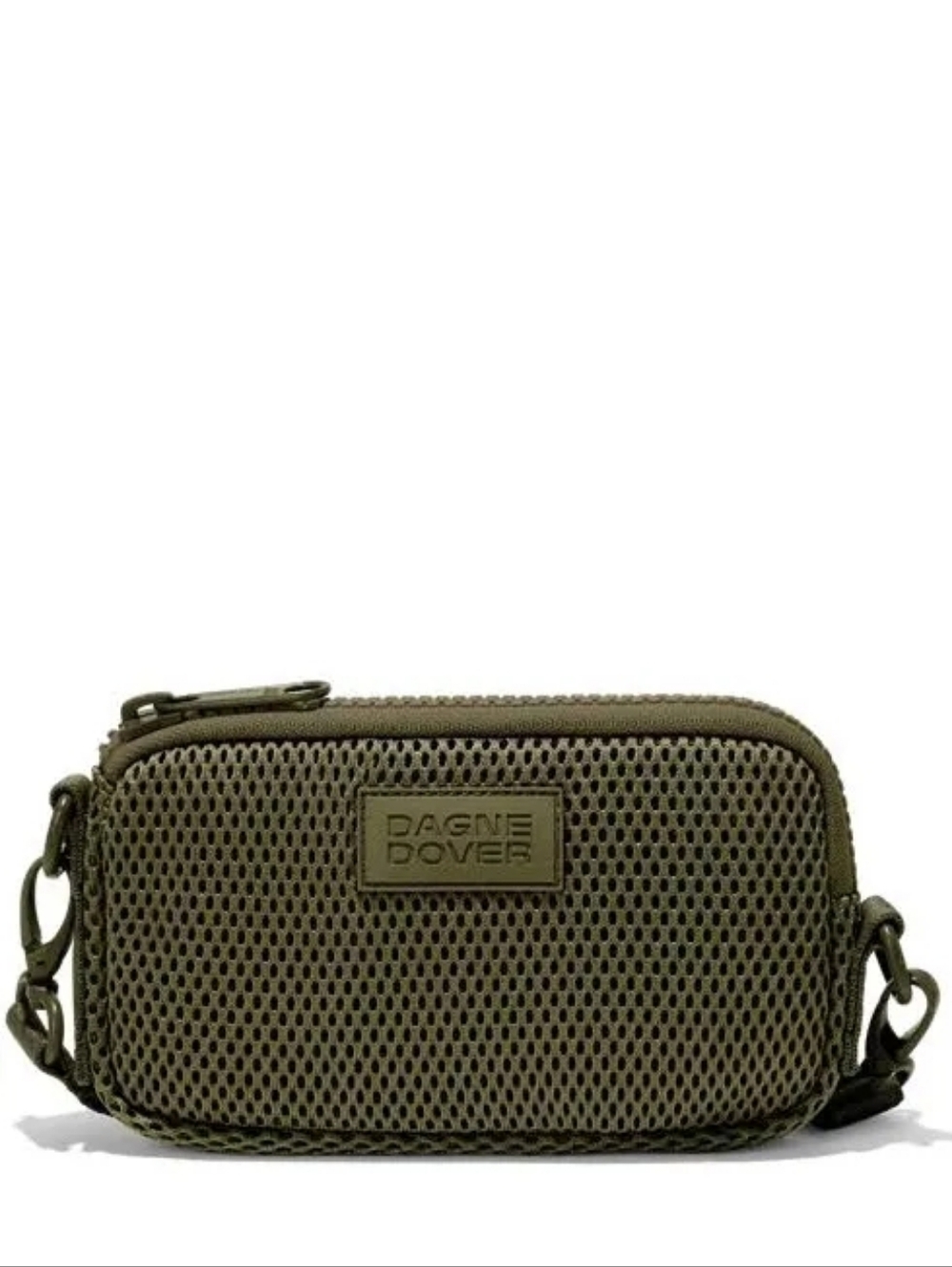 Dagne Dover Mara Phone Sling in Dark Moss Air Mesh (NWT)